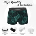 thumbnail image 2 of Men's Boxer Briefs, Banana leaves green_A Soft Comfy Mens Underwear Boxer Briefs Breathable With Widen Waist, 2 of 7