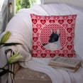 thumbnail image 3 of Carolines Treasures SS4480PW1414 Rat Terrier Hearts Love and Valentines Day Portrait Fabric Decorative Pillow  14Hx14W, 3 of 4