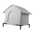 thumbnail image 3 of Refugio para Gatos Al Aire Libre Casa de Mascotas Exterior Impermeable Refugio Flotante con Cojín Aislante Oxford Adecuado para Garaje Porche Patio In M, 3 of 8