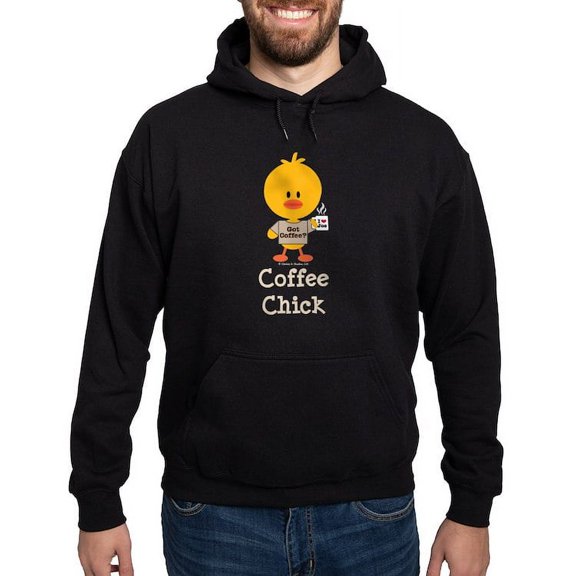 CafePress - Coffee Chick Hoodie (Dark) - Pullover Hoodie, Classic, Comfortable Hooded Sweatshirt