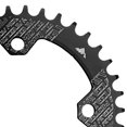 thumbnail image 4 of Tignapoo Mountain Bike Single Chainring 104BCD 38T Black Aluminum Alloy Replacement Disc, 4 of 6