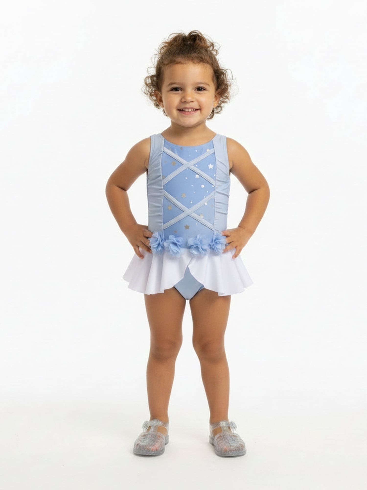 Character Toddler Girl Princess Cosplay Swimsuit, Sizes 12M-5T