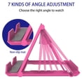 thumbnail image 3 of Soporte plegable de plástico portátil para teléfono, mesa de ajuste de múltiples ángulos, soporte Universal para teléfono móvil, 3 of 4