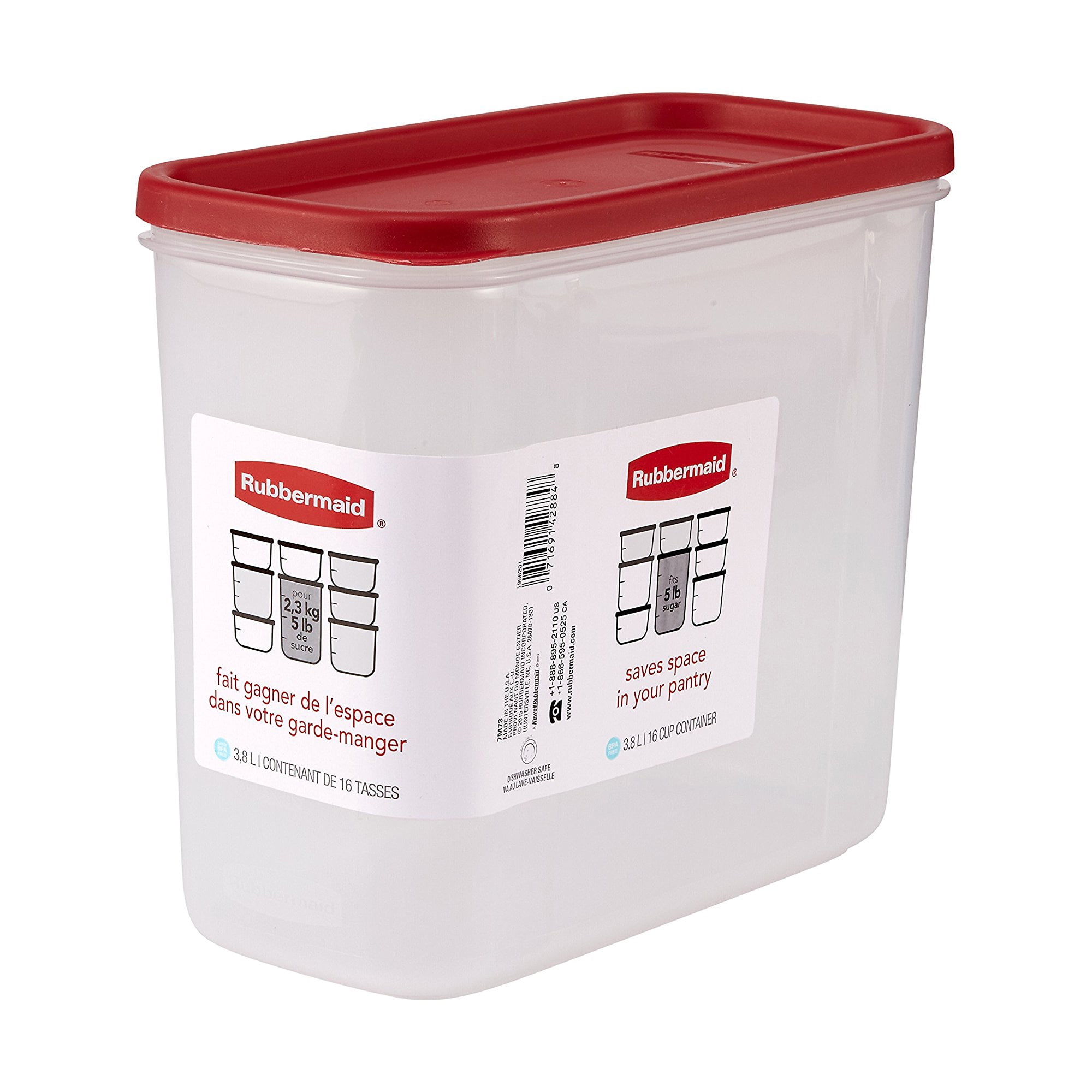 Rubbermaid 1777161 Food Storage Container, 3.2 qt Capacit