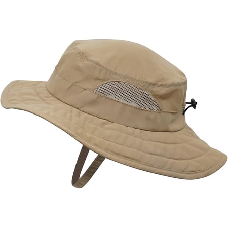 Sun Hat for Boys Girls Wide Brim Bucket Hat UPF 50+ Sun Protection Hat Breathable Summer Beach Hat