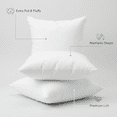 thumbnail image 5 of Preminente Decorative Throw Pillow Insert, Feathers and Down Fill, 100% Cotton Cover, Square Pillow Insert -18X18, 5 of 6