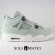 thumbnail image 1 of Ni - ke Ni - ke Air Jordan 4 Retro 'Seafoam Sail' HV0823-003 Men's Size 9.5 Shoes, 1 of 5