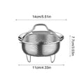 thumbnail image 5 of Steamers Basket for Cooking Stainsless Steel Steaming Rack Stand with Handle Vegetable Steamers Rack Dishwasher Safe, 5 of 14