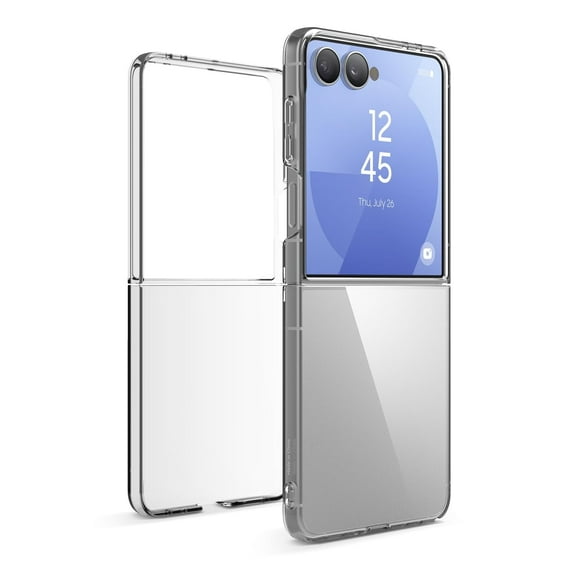 elago Clear Case Compatible with Samsung Galaxy Z Flip 7 Case - Precise Camera Cutouts, Sleek and Light Design, Protective Cover, Premium PC, Shockproof Bumper