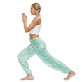 thumbnail image 5 of Pants for Women Bohemian Flower Pants Gradient Beach Vacation Bloomers Sun Protection Casual Trousers, 5 of 6
