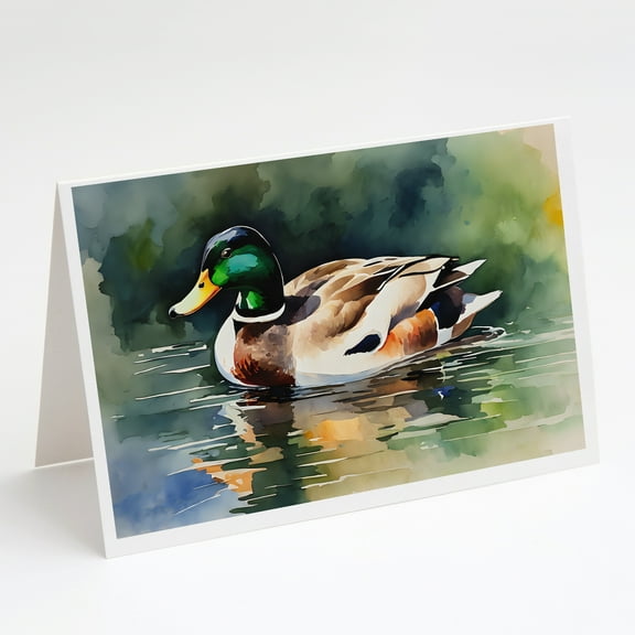Mallard Greeting Cards Pack of 8 7 in x 5 in