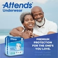 thumbnail image 6 of Attends Bariatric Underwear Incontinence Protection, Ultimate Absorbency, Size 2XL, 12 Ct, 6 of 10