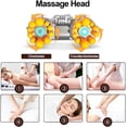 thumbnail image 4 of Sanie Full Body Massage Mat with Heat, 10 Vibration Massage Nodes & Adjustable Head Pillow, Foldable Design for Back Neck Leg Pain Relief, Remote Control, 4 of 10