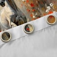 thumbnail image 4 of Erosebridal White Horse Curtains Pack of 2 (42x84 Each), Oil Painting Floral Curtains Blackout, 4 of 6