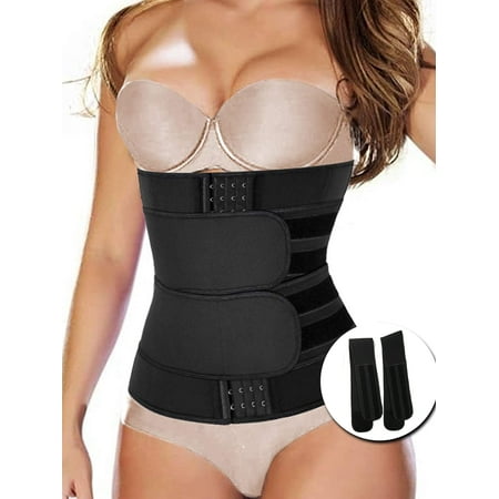 

Waist Trainer Sweat Belt for Women Sauna Waist Cincher Corset Belly Body Shaper Girdle Fat Burn Belly Slimming Band