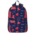 Uemuo The Statue Of Liberty Pattern Backpack for Work and Travel