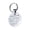 Steel round shape, variant on Morses Code Keychains Elegant Stainless Steel Plate For Key Backpacks