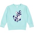 thumbnail image 2 of Inktastic First Mate with Anchor and Banner Toddler Sweatshirt, 2 of 4
