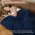 thumbnail image 3 of GARVEE Heated Blanket 84"X90" Queen Size Dual Control Electric Blanket with 10 Heating Level & 1-10 Hour Auto Off,Machine Washable,Navy Blue, 3 of 9