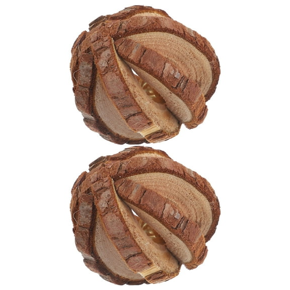 2 Pcs Hamster Chew Toy Ball Small Guinea Chinchilla Toys Rabbit Bunny