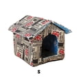 thumbnail image 2 of Redempat Foldable Waterproof Cat Cave Comfortable And Soft Easy To Clean Cat House For Outdoor Activity England A S 1Set, 2 of 6