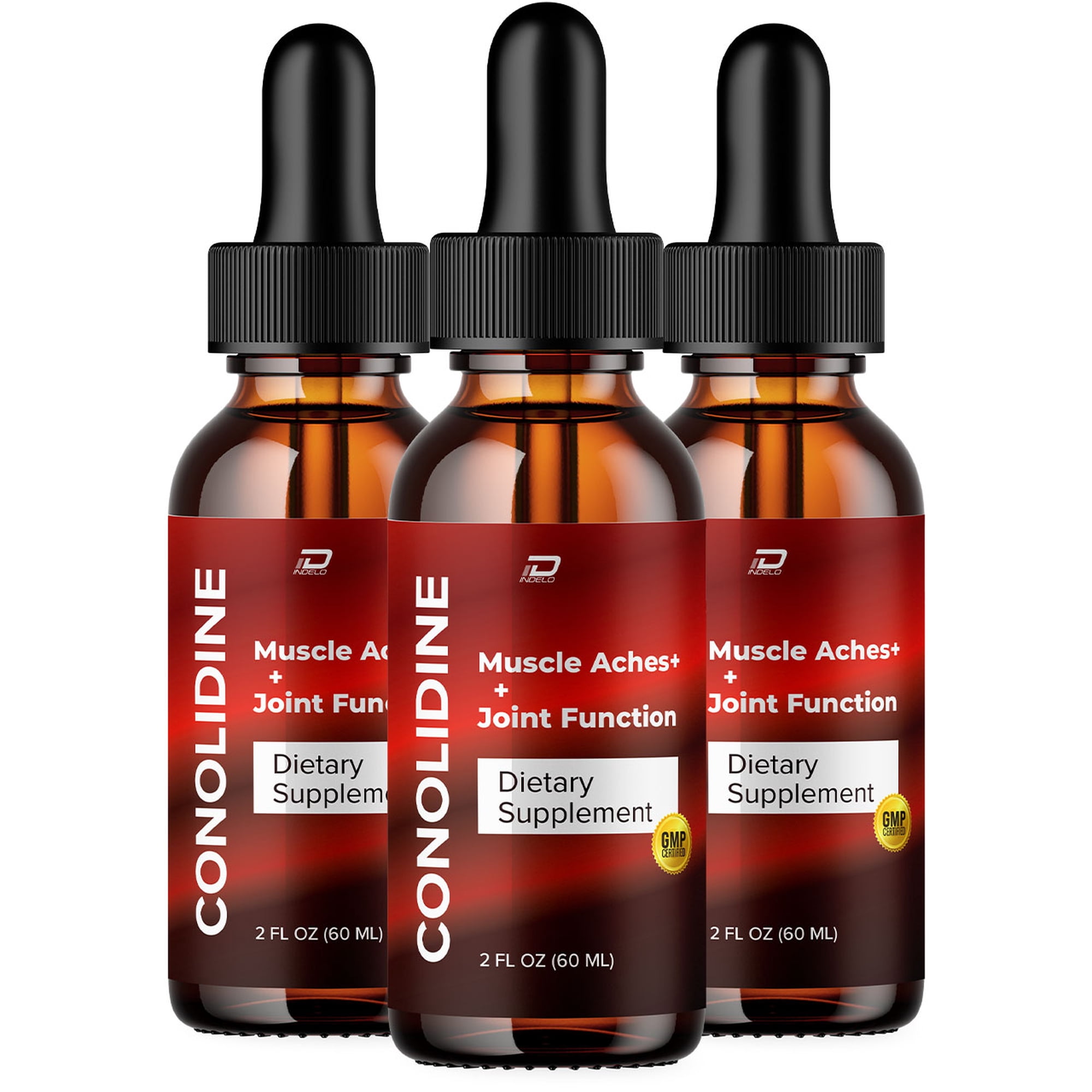 (3 Pack) Conolidine for Pain Drops, Conolidine Joint Support Reliever Supplement All-Natural for Movement, Conolidine 1 Relief Drops, 1000 mg for Joint and Muscle, Reviews (3 Month Supply)