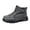 Gray, variant on Women's Slip On Winter Walking Boots, Quilted Nylon Snow Booties, Anti Slip Outdoor Cold Weather Daily Casual Ankle Boots Gray