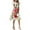 #353-Red, variant on Roncen Women's V-Neck Short Sleeve Floral Dress - Casual Summer Fit with Allover Print, Comfortable Loose Tunic Style for Daily Outings and Casual Occasions