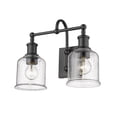 thumbnail image 1 of Z Lite 734-2V-MB 16 in. Bryant 2 Light Vanity Wall Light, Clear Seedy, 1 of 1