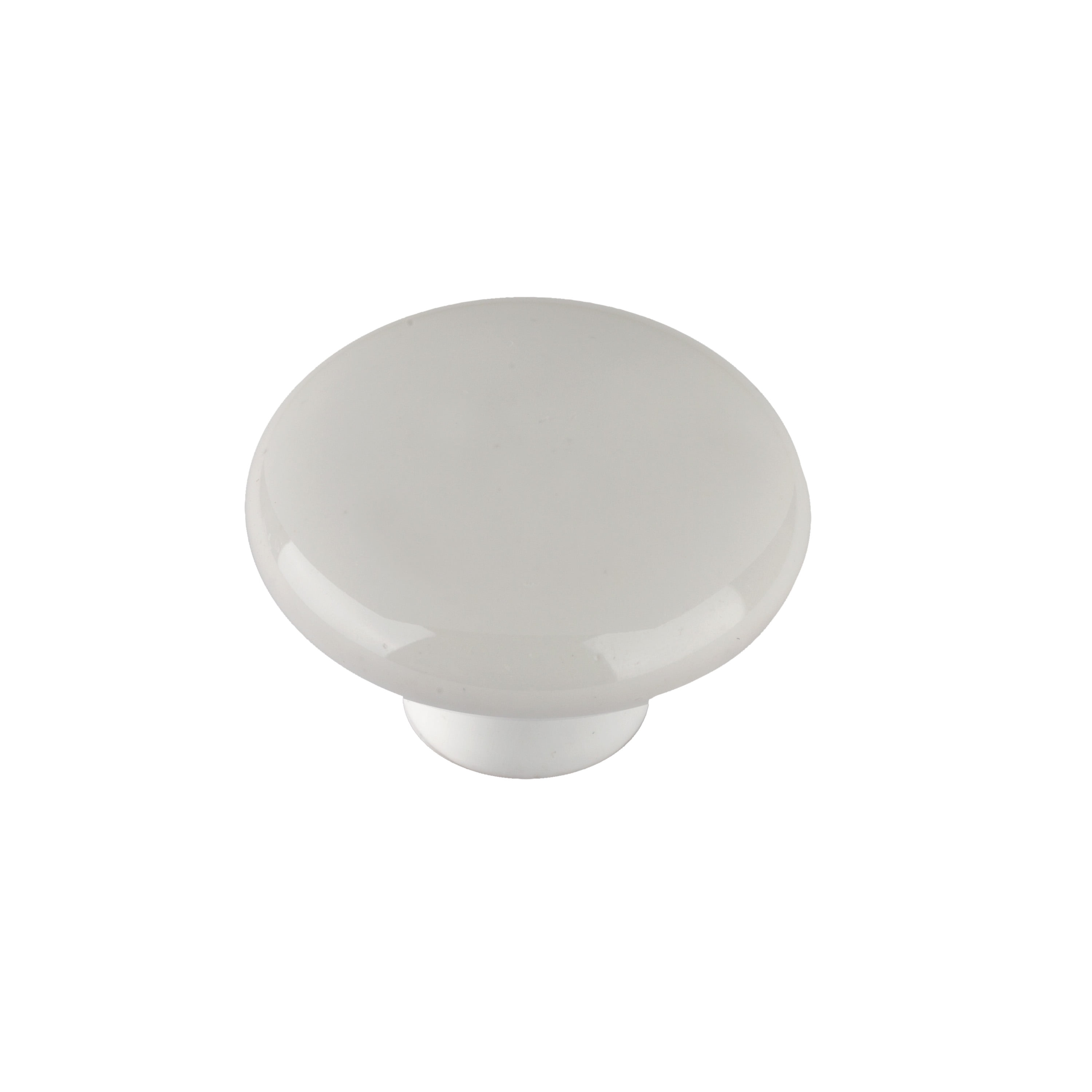 Mainstays 1-1/4' (32mm) Cabinet Knob, White Plastic, 2 Pack