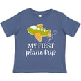 thumbnail image 3 of Inktastic My First Plane Trip Airplane Travel Boys or Girls Toddler T-Shirt, 3 of 5
