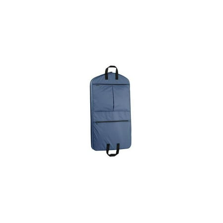 Garment Bag w 2 Pockets in Navy Blue (40 in.)