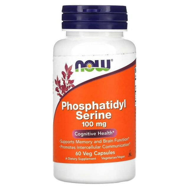 NOW FOODS FOSFATIDIL SERINA 60 CÁPSULAS VEGETALES
