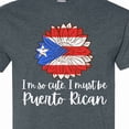 thumbnail image 4 of Inktastic I'm So Cute, I Must Be Puerto Rican Sunflower Puerto Rico T-Shirt, 4 of 5
