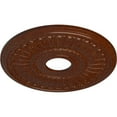 thumbnail image 3 of Ekena Millwork 16"OD x 3 5/8"ID x 3/4"P Melonie Ceiling Medallion (Fits Canopies up to 6 3/8"), Hand-Painted Burnished Mahogany Crackle, 3 of 6