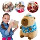 thumbnail image 3 of Kawaii Capybara Toy Plush Juguete 30 Cm La Sala Del (traje Baño) Azul, 3 of 9