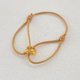 thumbnail image 4 of Pulsera de pareja de tres anillos sin costuras con cuerda roja de oro de la suerte, joyería de moda, regalo del día de San Valentín, 4 of 6