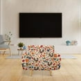 thumbnail image 2 of XYZCANDO Pumpkin Turkey Stretch Armchair Sofa Slipcover for 1 Cushion Couch, 1-Piece Couch Sofa Cover Furniture Protection Soft with Elastic Bottom for Kids, Pets, 2 of 6