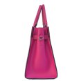 thumbnail image 5 of Michael Kors Women's Hamilton Medium Signature Logo Top Zip Satchel (Dragonfruit), 5 of 5