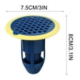 thumbnail image 5 of Shower Drain under $5! Xqxayjr Silicone Shower Drain Cover, Bathroom Floor Drain Filter, Hair Catcher Strainer, Anti-Odor Drain Cover, Removable Drain Stopper, Universal Drain Protector, 5 of 9