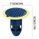 thumbnail image 3 of Cubierta desmontable de desodorante para filtro de ducha de baño, tapón de desagüe de baño de silicona antiolor azul, 3 of 5