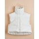 thumbnail image 3 of Lightweight Zip Up Vest Coat, Solid Sleeveless Thermal Vest Coat For Fall & Winter, Women's Clothing, 3 of 5
