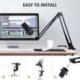 thumbnail image 2 of Soporte de micrófono Boom Arm compatible con SUNMON Elgato Wave 3, 2 of 6