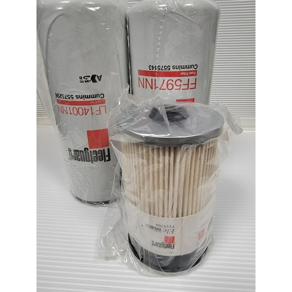 Fleetguard Cummins Engine Filter Kit. LF14001NN FF5971NN FS19764, X15,X12