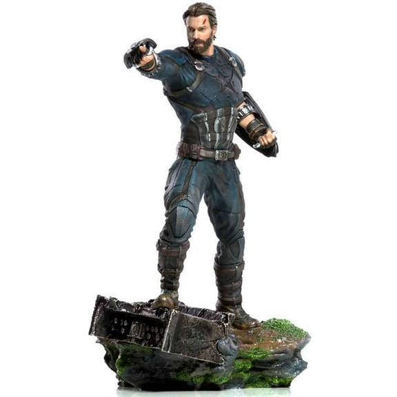 Marvel Avengers: Infinity War Captain America Battle Diorama Statue