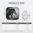 thumbnail image 3 of Fotbe Running Horse Black And White 2-Piece Car Windshield Sun Shade | Sun Blocker for Car Windshield | Foldable Automotive Interior Accessories for Sun Protection-Medium, 3 of 7