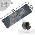 thumbnail image 2 of Cat in Blue Runner Rug Machine Washable Area Rugs Carpet Non Slip Entryway Mat for Bedroom Entryway Front Door, 2 of 7