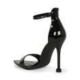 thumbnail image 3 of Women Sleek Open Pointy Toe Ankle Strap Stiletto Heel Sandal 19647, 3 of 6
