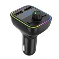 thumbnail image 1 of Lecteur Modulateur MP3 Bluetooth 5.0 pour Voiture, Accessoires Type-C, Récepteur Audio, Adaptateur Mains Libres R7H5, 1 of 1