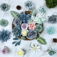 thumbnail image 4 of Artificial Flowers Combo Silk Mix Peony Rose Hydrangea Daisy Fake Spring Flowers w/Stem for DIY Wedding Bouquets Centerpieces Arrangements Table Decor Party Bridal Baby Shower Home Decor, 4 of 5